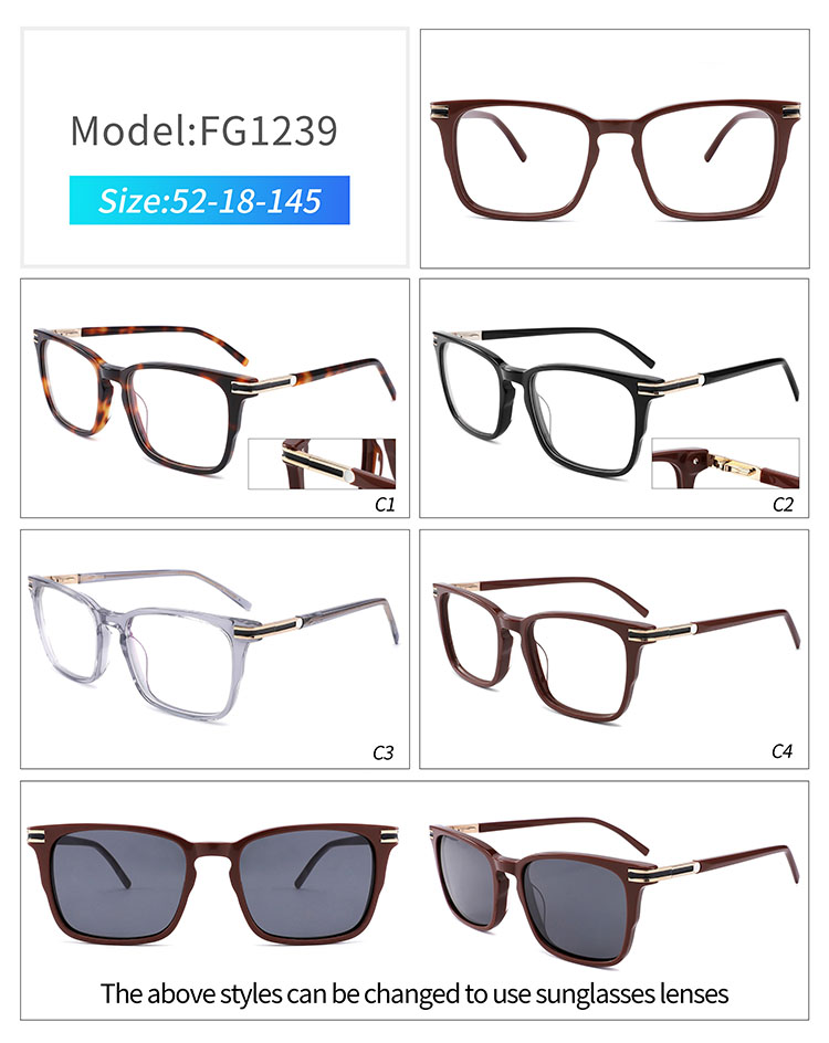 FG1239 - acetate glasses frames